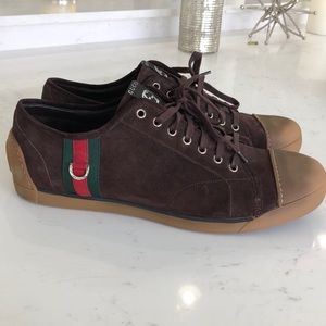 Men’s Gucci suede sneaker size 12